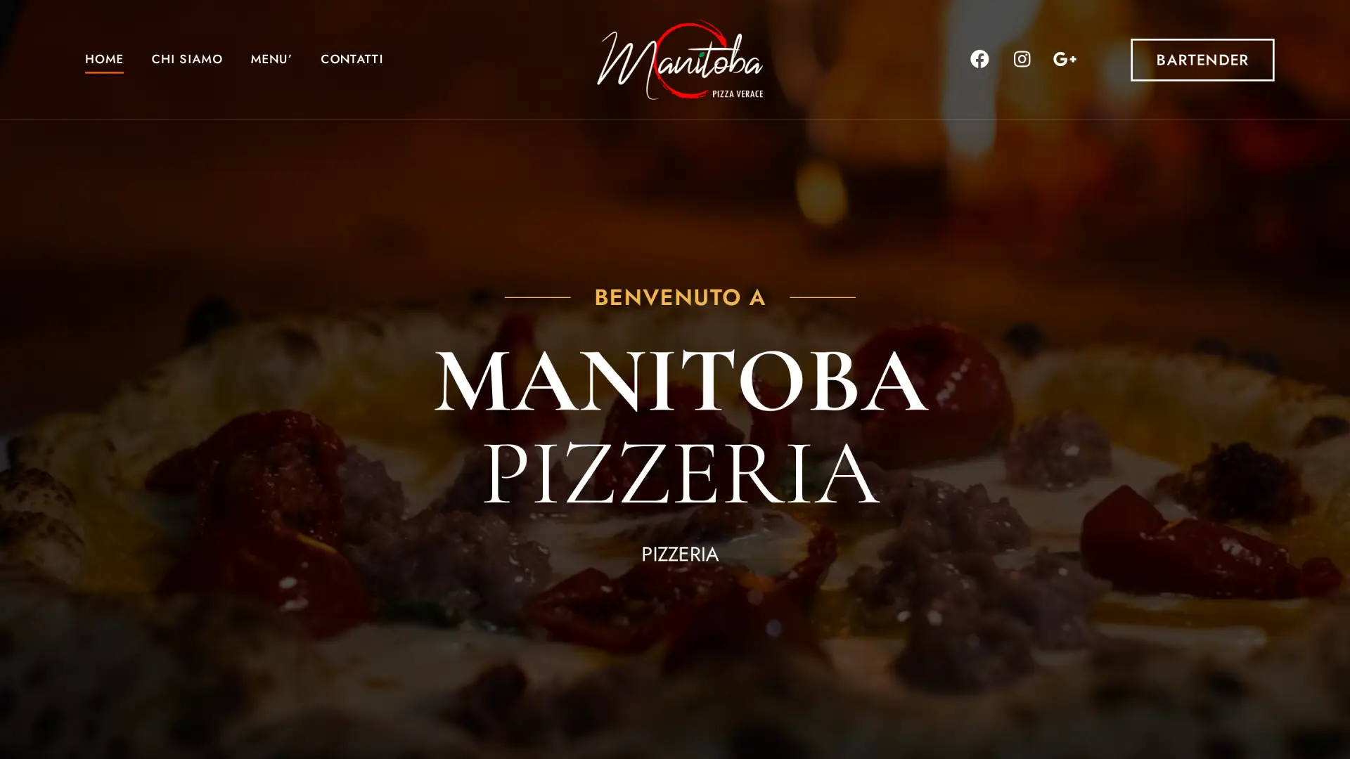 Home del sito Manitoba — desktop